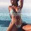 Micro Bikini Bandage Shiny Pink Silver Sexy Swimsuit Female Separate Triangle String Bikini Swimwear Women 2019 Biquini