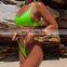 Brazilian Bikini Sets 2019 Swimming Suit for Women Two Piece Bathing Suits Sexy Neon Triangle Bikini Yellow Swimsuit Biquini Set