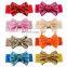 5Inches Girl Sequin Bows Headband Solid Color Kids Lace Patchwork Hairband 19Colors