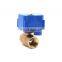 CE certificated electric valve price CWX mini electric actuator water control valve CWX-25S motorized ball valve