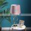 Korea chic new product restaurant office hotel home decor gold luxury bedside lights custom logo