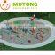 kids seesaw in water structure for summer play