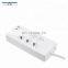 FRANKEVER EU WiFi Smart Power Strip 6 outlets 4 USB Port Smart APP Control Switch Compatible Alexa Google Assistant