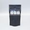 Matte black 1oz 3.5g seed mylar bags snow man stand up pouch with zipper 28g flower mylar pound bags