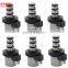 6PCS TRANSMISSIONS OEM F4A41 F4A42 F4A51 F4A52 SHIFT SOLENOID V4A51 CASE FOR MITSUBISHI MD758981 FOR HYUNDAI KIA