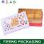 Food grade colorful print logo white cardboard beautiful decorative custom made paper moon cake box