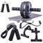 Jump Rope  Grip Exercise Gym Equipment Ab Wheel Roller Kit Abdominal Training Muscle Wheels 6 In 1 With Mat
