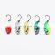 Fast delivery 28mm 2.5g 3D eyes with single hook metal VIB Artificial Bait fishing lure