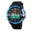 SKMEI Brand 1064 LED Digital Quartz Dual Display Solar Powered Watch 50M Waterproof Diving Watches