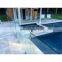 Customized Use Exterior Pool Fence Spigot Frameless Glass Railing