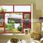 Philippines Aluminum Narrow Casement Windows Tempered Glass For Home