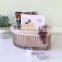 new design heart shape rattan wicker kids storage basket baskets