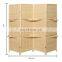 movable screens room dividers Bamboo 4 Panel Folding Room Divider Screen