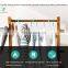 Solid wood clothes and hats rack simple modern floor bedroom shelf multi-functional household hanger cabinet