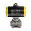 1 inch DN25 Double Acting Stainless Steel Air Control Pneumatic Actuator Ball Valve