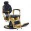 Barber shop styling chair set shampoo hair wash salon equipment and furniture package with mirror station
