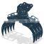 High quality hydraulic rotating wood grapple hydraulic rotator grapple for sale