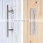 12 inch Brushed Stainless Steel Smooth Barn Door Double Side Pull Handle