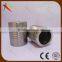 Decorative window hardware metal satin end cap and curtain rods