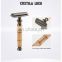high quality eco bamboo wood handle double edge safety razor
