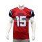 Custom design high quality cheap American football jersey practical shirt game 100% Polyester Heavy mesh Short Sleeve jersey