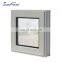 Europe Style Aluminum Soundproof Top Hung Window Aluminum Double Glazed chain winder for awning window