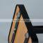 Household Bathroom Tissue Paper Storage Shelf Long Handle Standing Wooden Bamboo Matt Black Finish Toilet Paper Holder