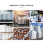 High strength 1,2ton PP woven big sacks bags for 1000kg cement holcim