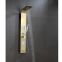 Gold finish Shower panel with body jet hanheld shower head stainless steel sanitary shower system