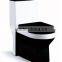 New style bathroom siphonic design black color ceramic toilet