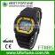 FT1185_YW yellow Color Dial LCD display Plastic custom digital watch