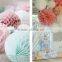 Chinese Handmade Cheap Tissue Hanging Paper Pom Poms