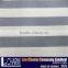 Polyester White Organza Striped Fabrics For Wedding Dress