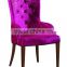 Imitation wood fabric restaurant chair