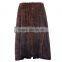 QD80555 Woman Plus Size Knit Mink Fur Long Vest Gilet With Bigger Armhole