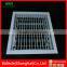 HVAC system powder coated linear air grille with damper