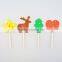 Chinese Colorful Fancy Party Personalized Wooden Flag Toothpick