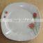 wholesale high grade ceramic dinnerware personalized porcelain flat plate