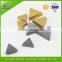 YG6/p30 tungsten carbide brazed tips, lathe tips with silver and golden color