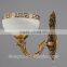 marble Style Classical full Copper luxury decorative light Chandelier For hotel wall light 1 heads 623-1w