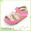 Hot sale school girls sandal and fashion nude children sandal