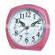 plastic oval shape table alarm clock bedside clock, candy color clock