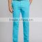 Men's New Fashion Green And Navy Check Stretch Skinny Chinos
