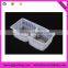 yellow Disposable Plastic 2 compartments mooncake packaging tray containers