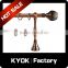 KYOK Cylindrical curtain rod set,length 1m curtain rod, professional window curtain rod factory                        
                                                                                Supplier's Choice