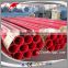 Red painted and grooved each end Fire Protection Steel Tube