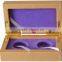 wrapped by PU velvet insert coin collection box