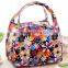Beautiful big flowers printing design lunch bag with great price for women