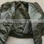Slim fit waterproof nylon reversible ma-1pilot flight jacket