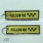 The Washable Woven Label Key Ringl That the World Famous Brand Appointed Production